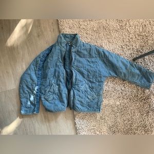 FREE PEOPLE Dolman Sleeve Quilted Jacket